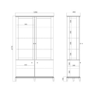 Витрина Crystal CR167