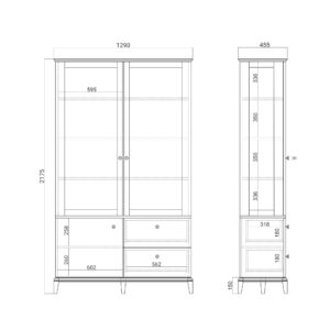 Витрина Crystal CR170